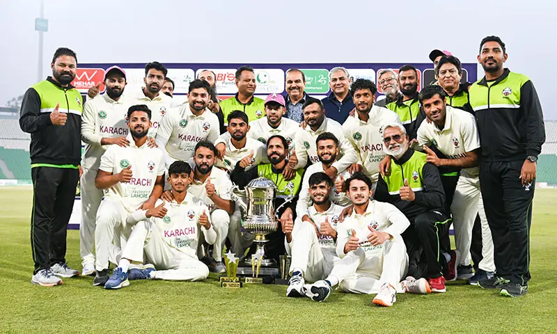 Karachi Blues outclass Sialkot to clinch Quaid-e-Azam Trophy title – Sport