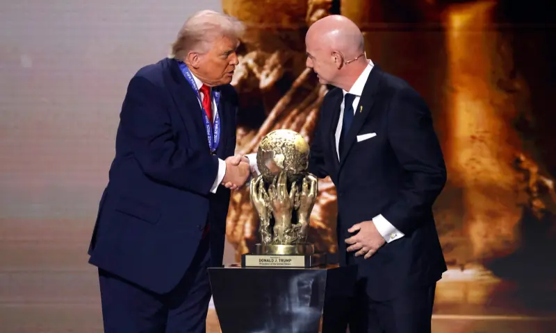 Donald Trump awarded first FIFA ‘peace prize’ at football World Cup draw – Sport